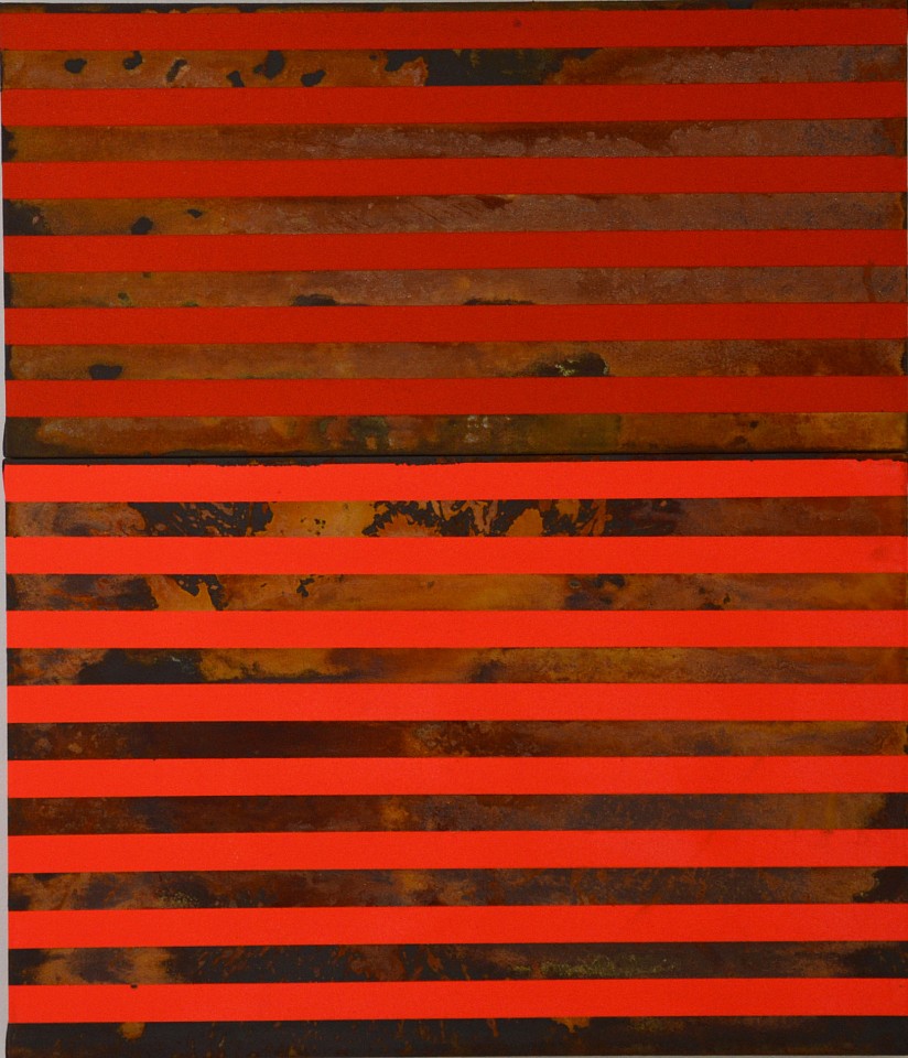 JOSE BECHARA, Indiscreta con vermelho, 2016
mixed media on canvas and metal oxidation, 27 1/2 x 23 1/2 in. (70 x 60 cm)
BJ-C-0097