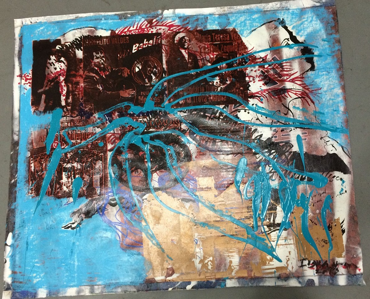 IBRAHIM MIRANDA, Motivo de Son I, 2014
mixed media on canvas, 40 x 33 1/2 in. (101.6 x 85.1 cm)
MI-C-0130