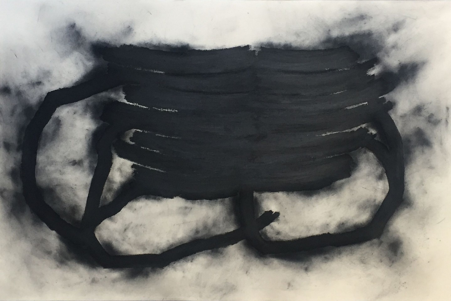 UDO NÖGER, Twenty two hours of dreams No49, 2018
charcoal on canvas, 48 x 72 in. (121.9 x 182.9 cm)
NU-C-0185