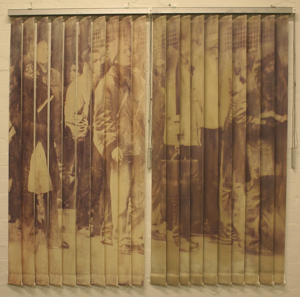 GRACIELA SACCO, Series"" Linea de Gente 1, 2003
heliography on roman blind, 61 x 63 in. (154.9 x 160 cm)
dyptich
unique piece
SG-C-0001