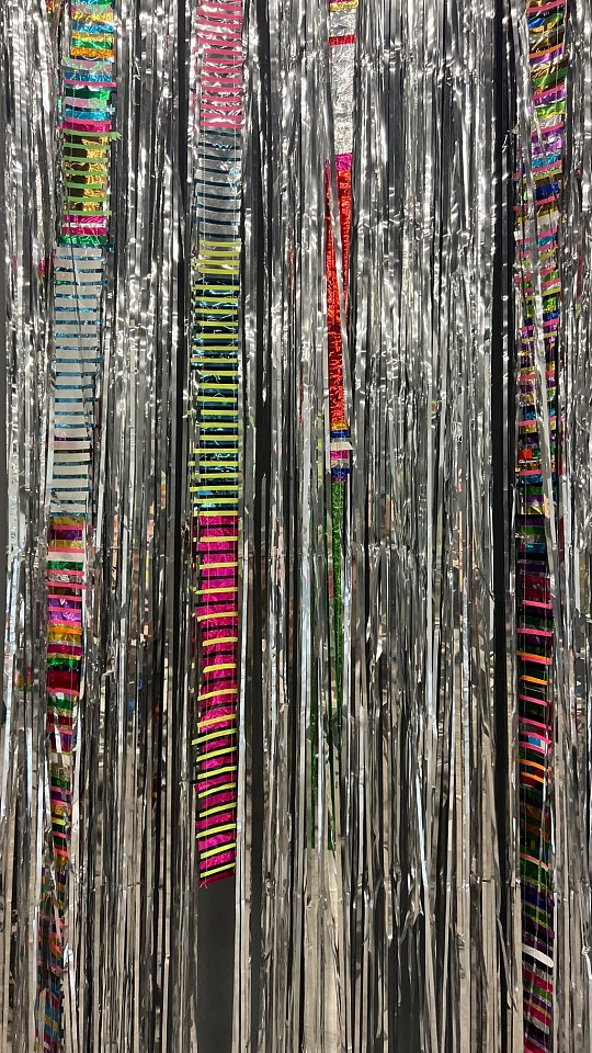 DANIEL GONZALEZ, Dancing Curtains, 2022
sewn mylar curtains, 94 3/8 x 35 3/8 in. (240 x 90 cm)
GD-C-0087
