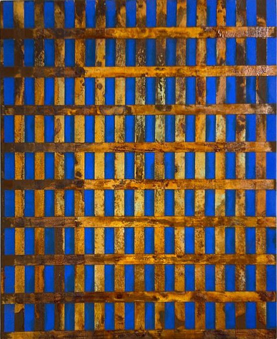JOSE BECHARA, Sem titulo #219, 2022
acrylic and oxidation of steel on canvas, 23 1/2 x 19 5/8 x 2 1/4 in. (60 x 50 x 6 cm)
BJ-C-0127