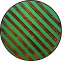 JOSE BECHARA, Sem titulo #226
2023, acrylic and oxidation of steel on canvas on wood