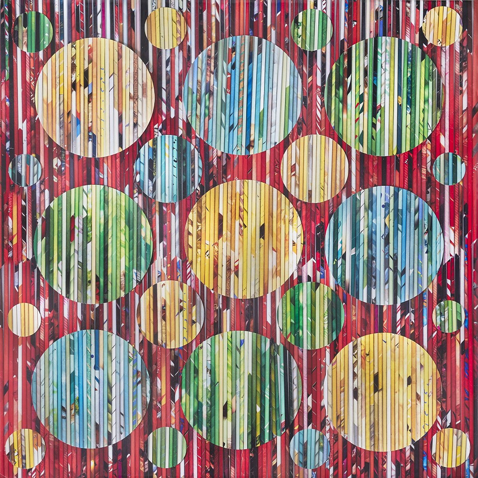 ALEJANDRA  PADILLA, Sintonia de colores, 2020/2023
collage on canvas, 23 1/2 x 23 1/2 in. (60 x 60 cm)
PA--C0138