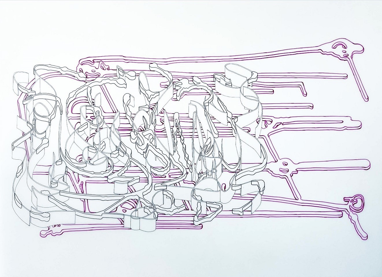 FELICE GRODIN, local versus express, 2023
freehand ink on mylar, 18 x 24 in. (45.7 x 61 cm)
FG--C-0061