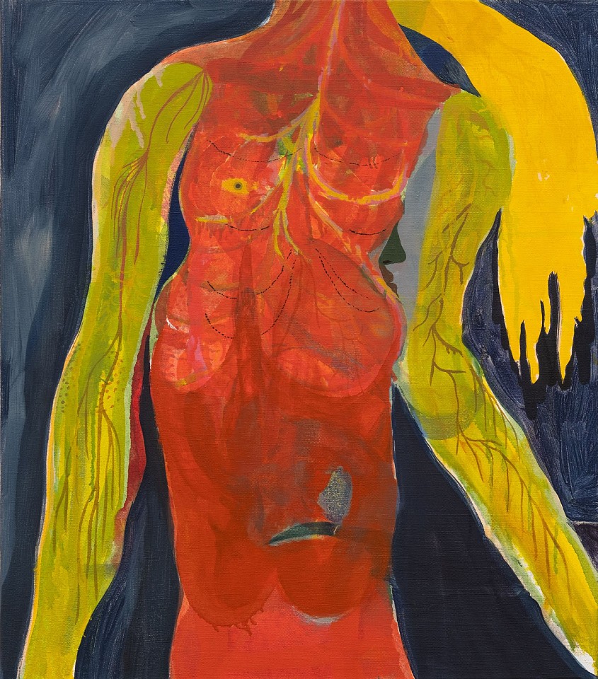 DANIEL DOMIG, Body Revealing Body, 2024
oil on cotton & linen fabric, 31 3/8 x 27 1/2 in. (80 x 70 cm)
DD-C-0074